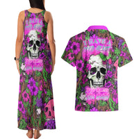 I Have A Good Heart But Bless This Mouth Couples Matching Tank Maxi Dress and Hawaiian Shirt - Wonder Print Shop