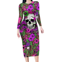 I Have A Good Heart But Bless This Mouth Family Matching Long Sleeve Bodycon Dress and Hawaiian Shirt - Wonder Print Shop