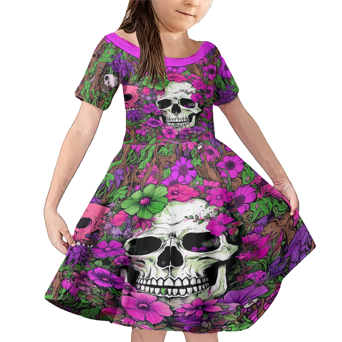 I Have A Good Heart But Bless This Mouth Family Matching Mermaid Dress and Hawaiian Shirt - Wonder Print Shop