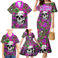 I Have A Good Heart But Bless This Mouth Family Matching Mermaid Dress and Hawaiian Shirt - Wonder Print Shop