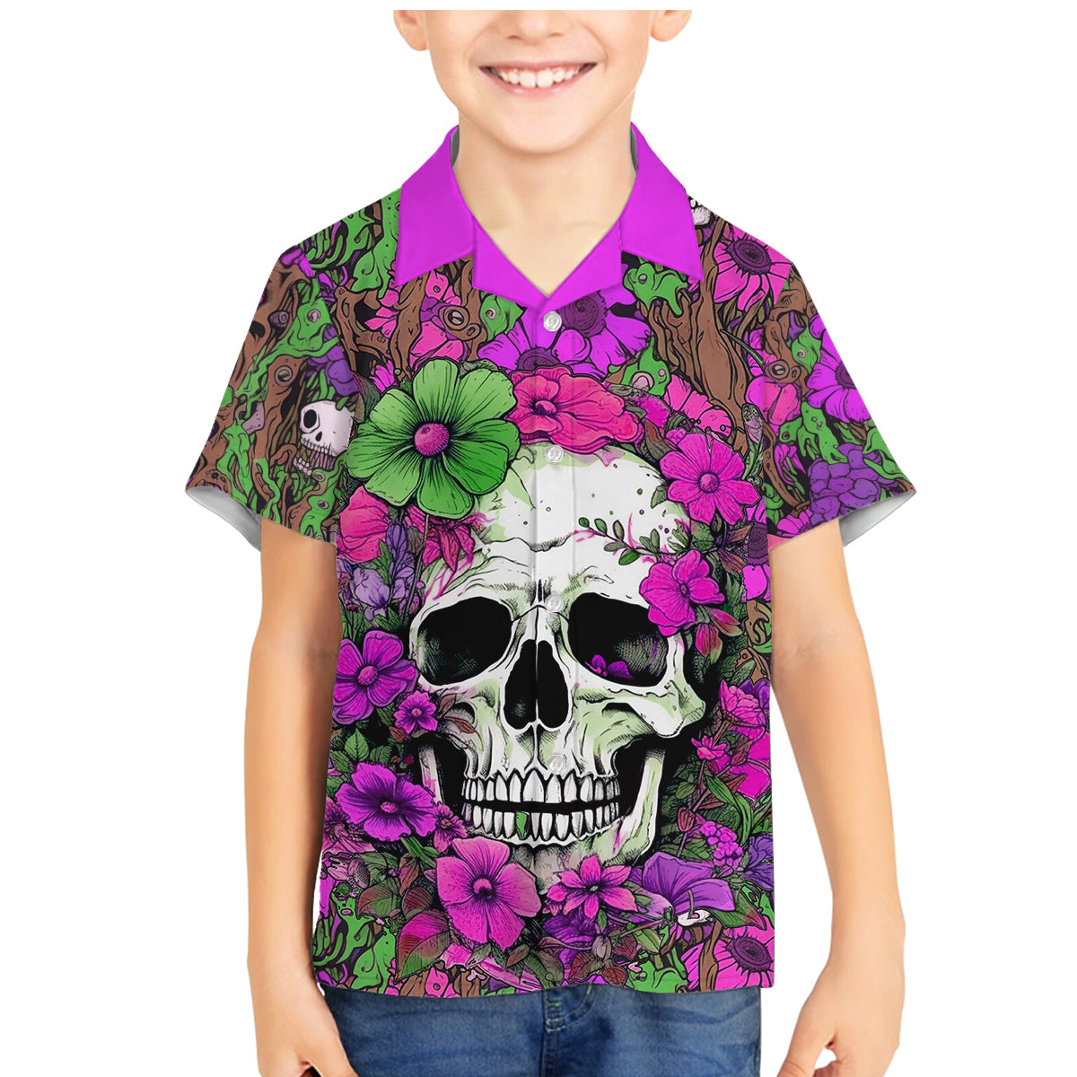 I Have A Good Heart But Bless This Mouth Family Matching Mermaid Dress and Hawaiian Shirt - Wonder Print Shop