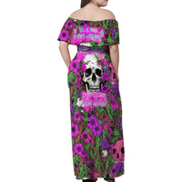 I Have A Good Heart But Bless This Mouth Family Matching Off Shoulder Maxi Dress and Hawaiian Shirt - Wonder Print Shop