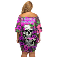 I Have A Good Heart But Bless This Mouth Family Matching Off Shoulder Short Dress and Hawaiian Shirt - Wonder Print Shop