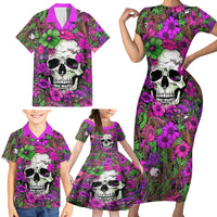 I Have A Good Heart But Bless This Mouth Family Matching Short Sleeve Bodycon Dress and Hawaiian Shirt - Wonder Print Shop
