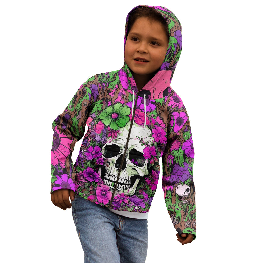 I Have A Good Heart But Bless This Mouth Kid Hoodie - Wonder Print Shop