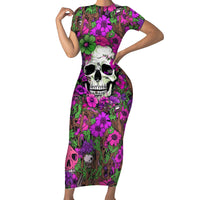 I Have A Good Heart But Bless This Mouth Short Sleeve Bodycon Dress - Wonder Print Shop