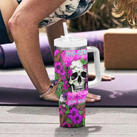 I Have A Good Heart But Bless This Mouth Tumbler With Handle - Wonder Print Shop