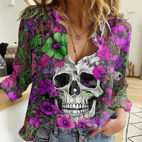 I Have A Good Heart But Bless This Mouth Women Casual Shirt - Wonder Print Shop