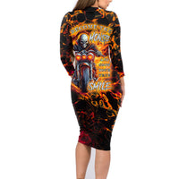 Be Come The Monster And Show Your True Smile Family Matching Long Sleeve Bodycon Dress and Hawaiian Shirt - Wonder Print Shop