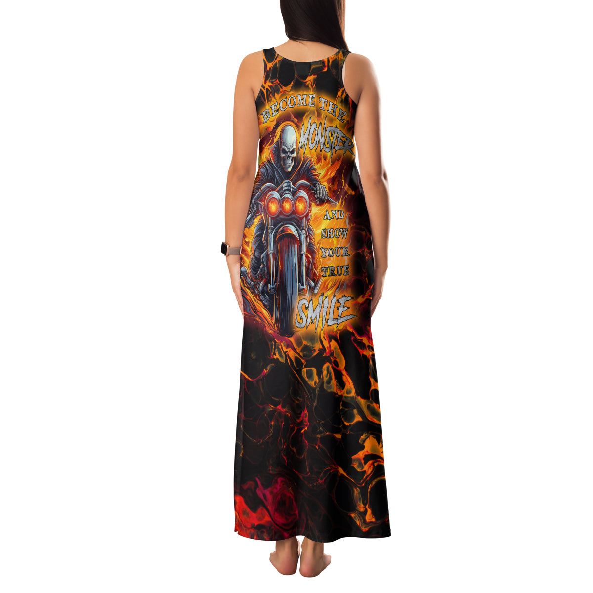 Be Come The Monster And Show Your True Smile Family Matching Tank Maxi Dress and Hawaiian Shirt - Wonder Print Shop