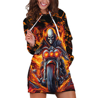 Be Come The Monster And Show Your True Smile Hoodie Dress - Wonder Print Shop