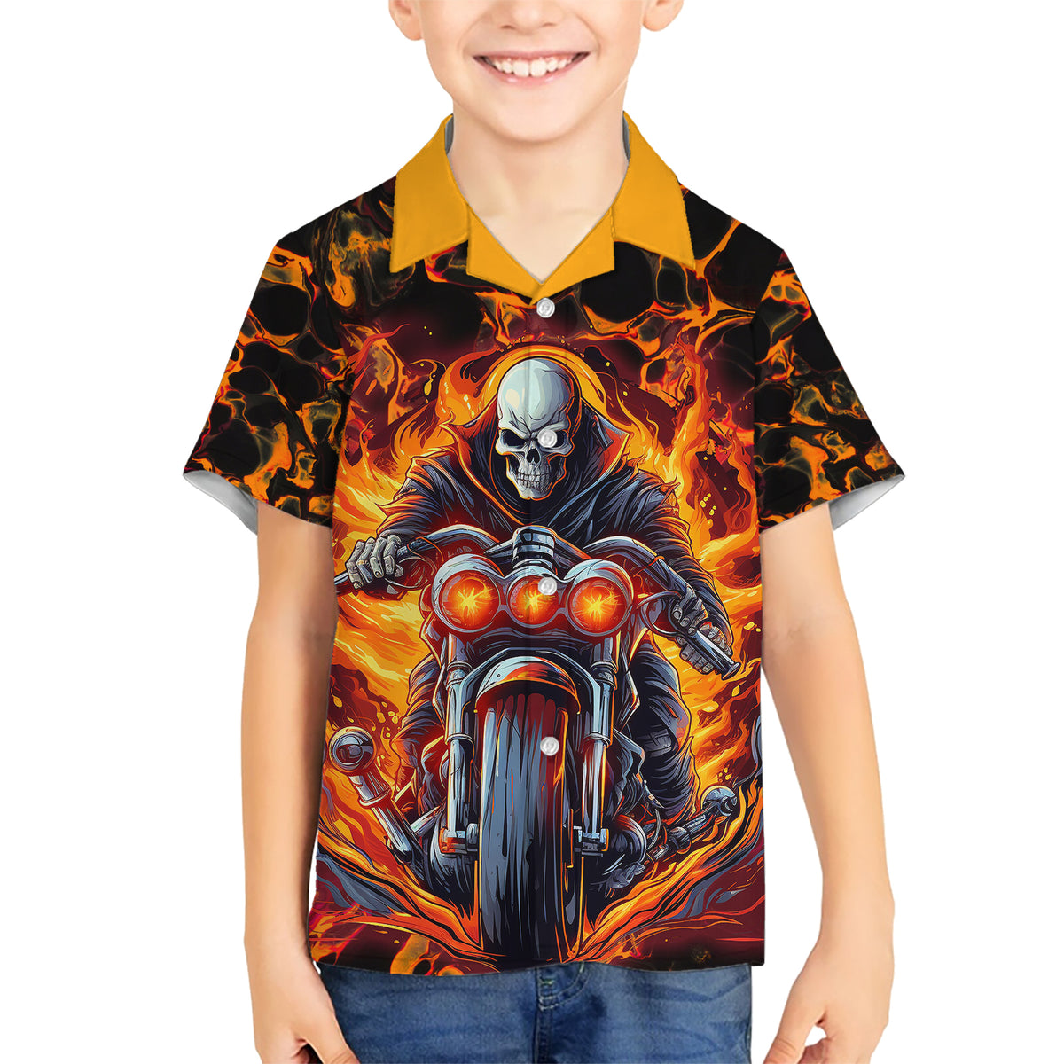 Be Come The Monster And Show Your True Smile Kid Hawaiian Shirt - Wonder Print Shop