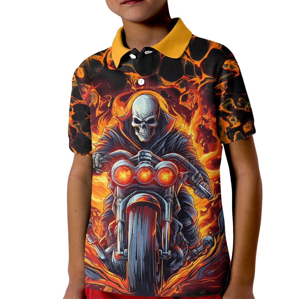 Be Come The Monster And Show Your True Smile Kid Polo Shirt - Wonder Print Shop