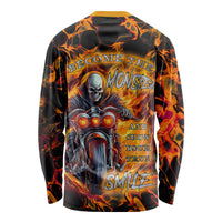 Be Come The Monster And Show Your True Smile Long Sleeve Shirt - Wonder Print Shop