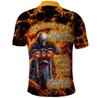 Be Come The Monster And Show Your True Smile Polo Shirt - Wonder Print Shop