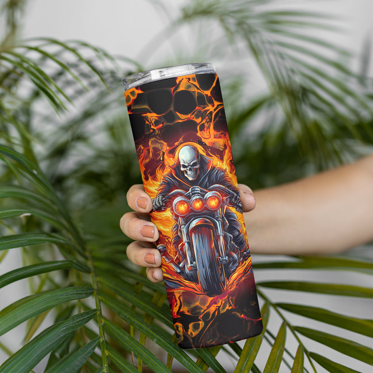 Be Come The Monster And Show Your True Smile Skinny Tumbler - Wonder Print Shop