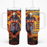 Be Come The Monster And Show Your True Smile Tumbler With Handle - Wonder Print Shop