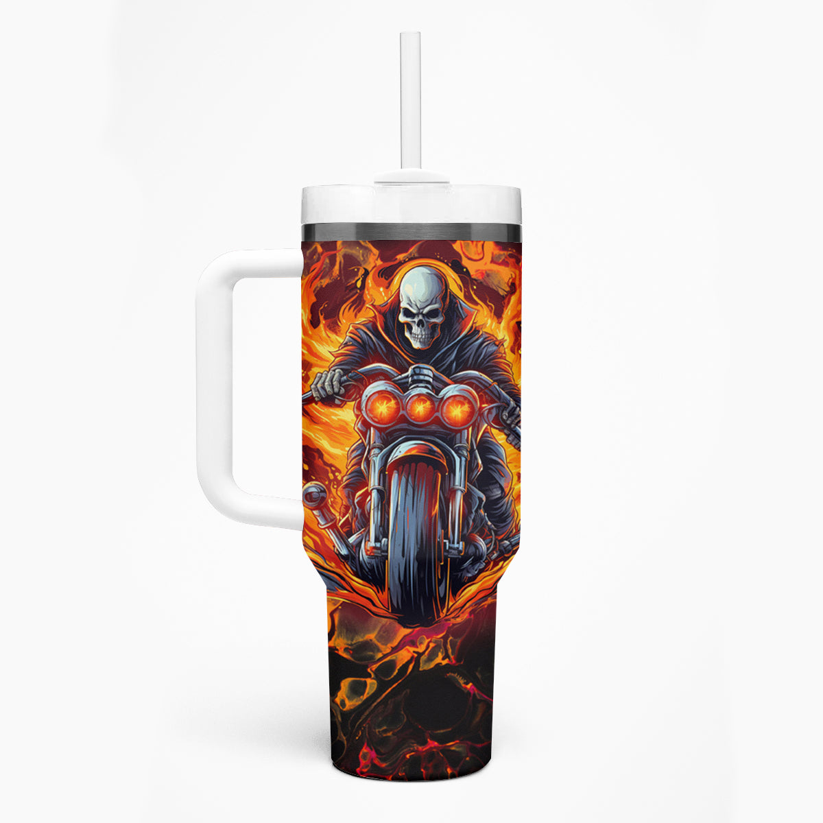 Be Come The Monster And Show Your True Smile Tumbler With Handle - Wonder Print Shop