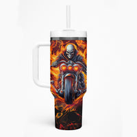Be Come The Monster And Show Your True Smile Tumbler With Handle - Wonder Print Shop