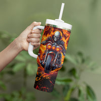 Be Come The Monster And Show Your True Smile Tumbler With Handle - Wonder Print Shop