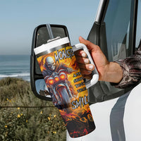 Be Come The Monster And Show Your True Smile Tumbler With Handle - Wonder Print Shop