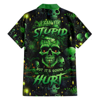 I Can Fix Stupid But Is Gonna Hurt Family Matching Long Sleeve Bodycon Dress and Hawaiian Shirt - Wonder Print Shop