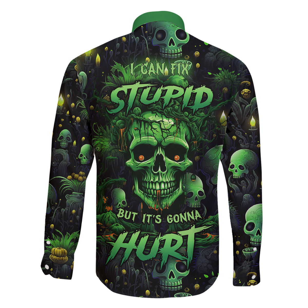 I Can Fix Stupid But Is Gonna Hurt Family Matching Mermaid Dress and Hawaiian Shirt - Wonder Print Shop