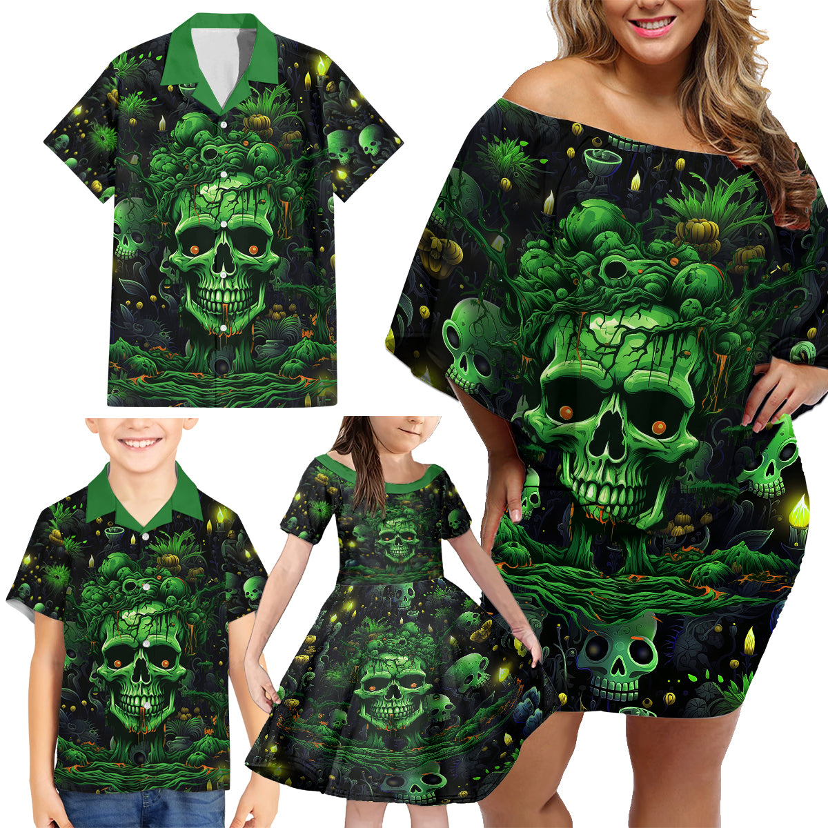 I Can Fix Stupid But Is Gonna Hurt Family Matching Off Shoulder Short Dress and Hawaiian Shirt - Wonder Print Shop