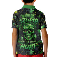 I Can Fix Stupid But Is Gonna Hurt Kid Polo Shirt - Wonder Print Shop