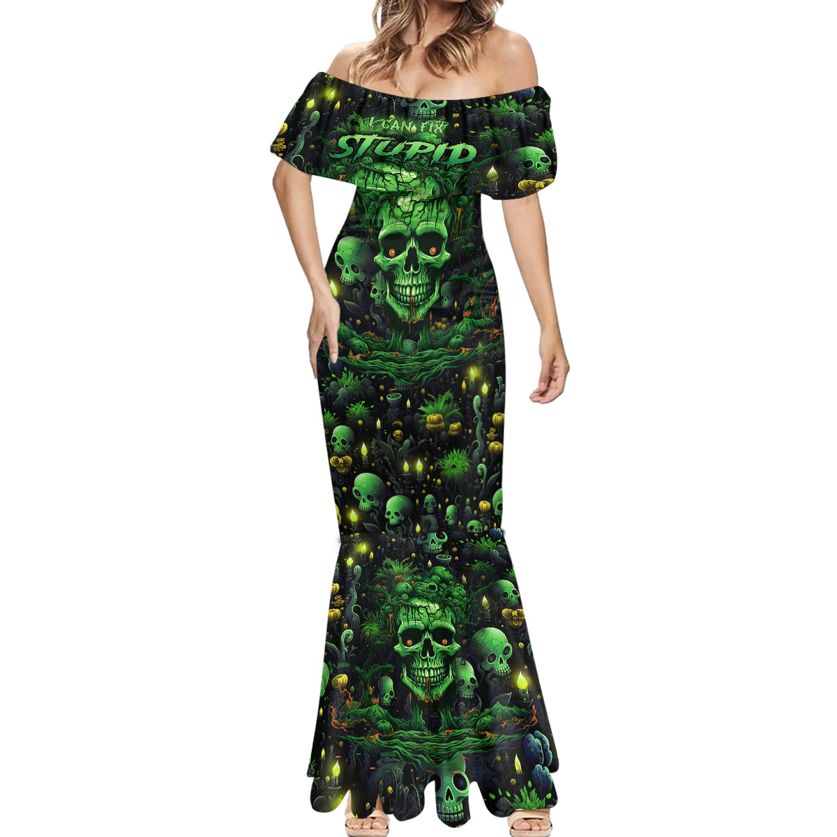 I Can Fix Stupid But Is Gonna Hurt Mermaid Dress - Wonder Print Shop