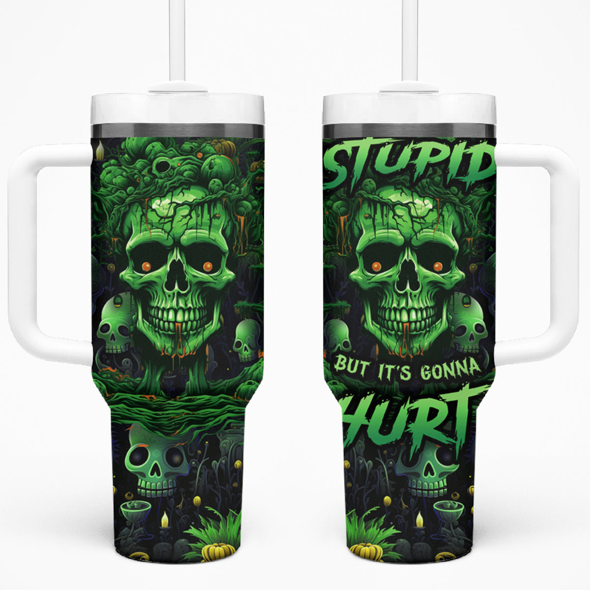 I Can Fix Stupid But Is Gonna Hurt Tumbler With Handle - Wonder Print Shop