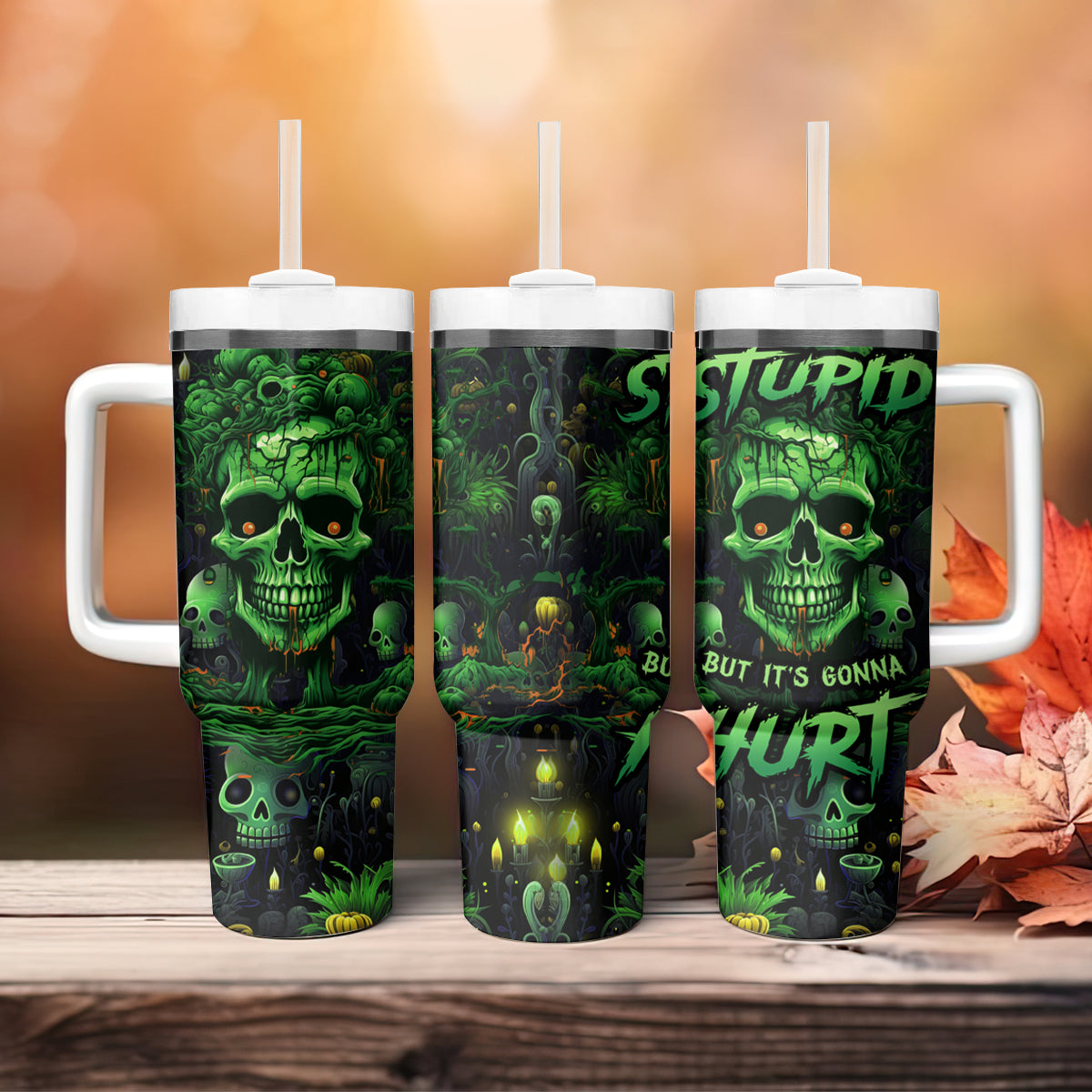 I Can Fix Stupid But Is Gonna Hurt Tumbler With Handle - Wonder Print Shop