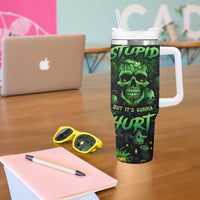 I Can Fix Stupid But Is Gonna Hurt Tumbler With Handle - Wonder Print Shop
