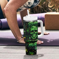 I Can Fix Stupid But Is Gonna Hurt Tumbler With Handle - Wonder Print Shop