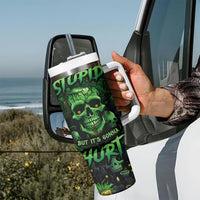 I Can Fix Stupid But Is Gonna Hurt Tumbler With Handle - Wonder Print Shop