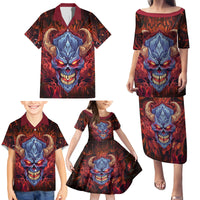 The Only Thing That Can Stop Me Is Me Family Matching Puletasi Dress and Hawaiian Shirt - Wonder Print Shop