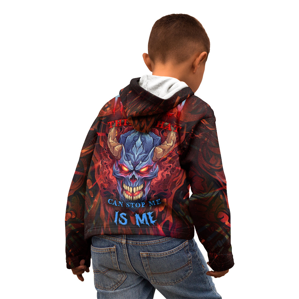 The Only Thing That Can Stop Me Is Me Kid Hoodie - Wonder Print Shop