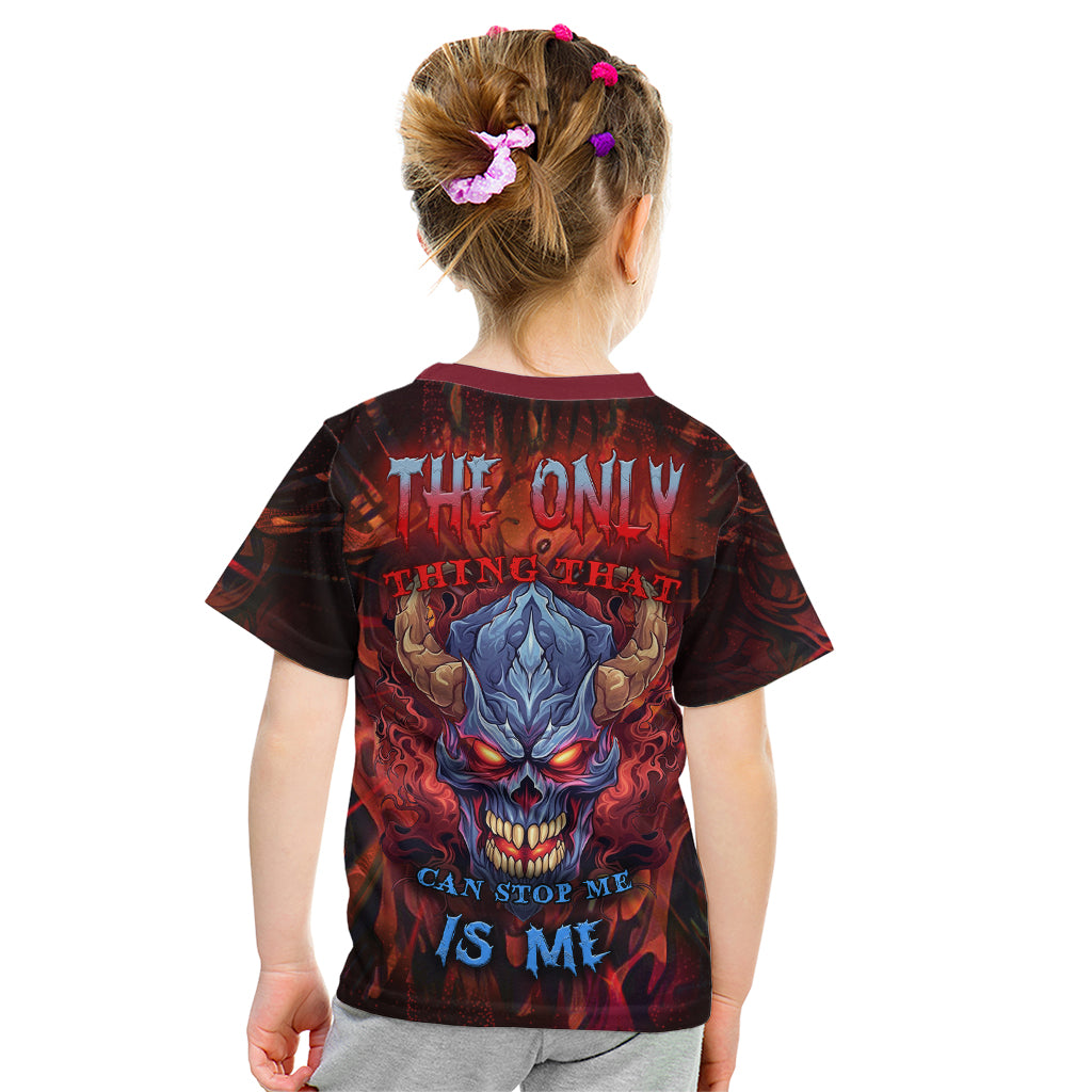 The Only Thing That Can Stop Me Is Me Kid T Shirt - Wonder Print Shop
