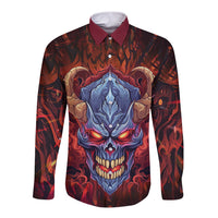 The Only Thing That Can Stop Me Is Me Long Sleeve Button Shirt - Wonder Print Shop