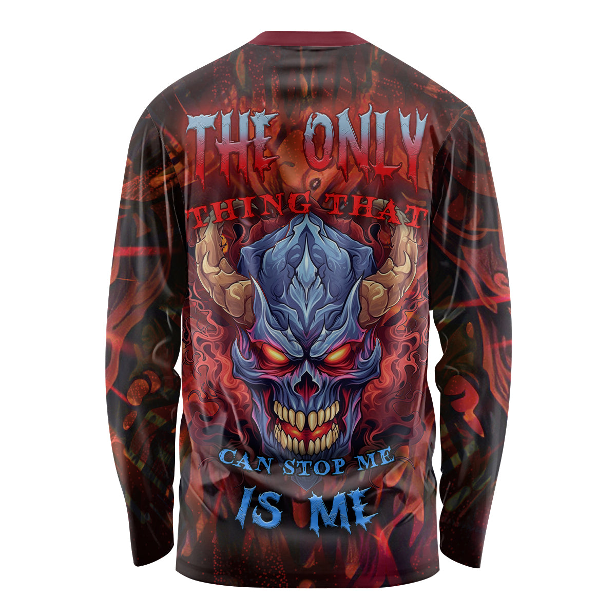 The Only Thing That Can Stop Me Is Me Long Sleeve Shirt - Wonder Print Shop