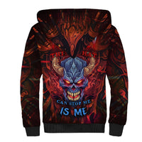 The Only Thing That Can Stop Me Is Me Sherpa Hoodie - Wonder Print Shop