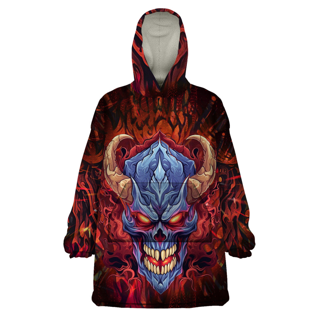 The Only Thing That Can Stop Me Is Me Wearable Blanket Hoodie - Wonder Print Shop