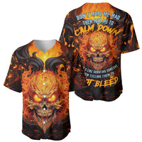 Don't Make Me Mad Baseball Jersey - Wonder Print Shop