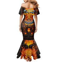 Don't Make Me Mad Family Matching Mermaid Dress and Hawaiian Shirt - Wonder Print Shop