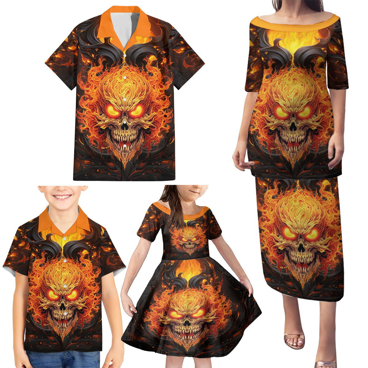 Don't Make Me Mad Family Matching Puletasi Dress and Hawaiian Shirt - Wonder Print Shop