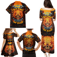 Don't Make Me Mad Family Matching Puletasi Dress and Hawaiian Shirt - Wonder Print Shop