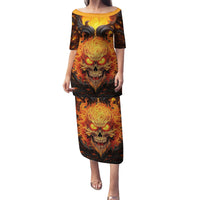 Don't Make Me Mad Family Matching Puletasi Dress and Hawaiian Shirt - Wonder Print Shop