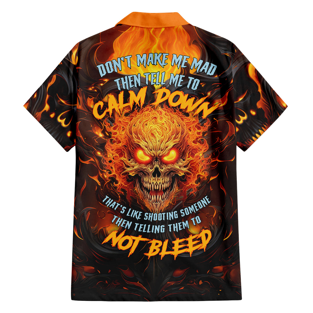 Don't Make Me Mad Family Matching Summer Maxi Dress and Hawaiian Shirt - Wonder Print Shop