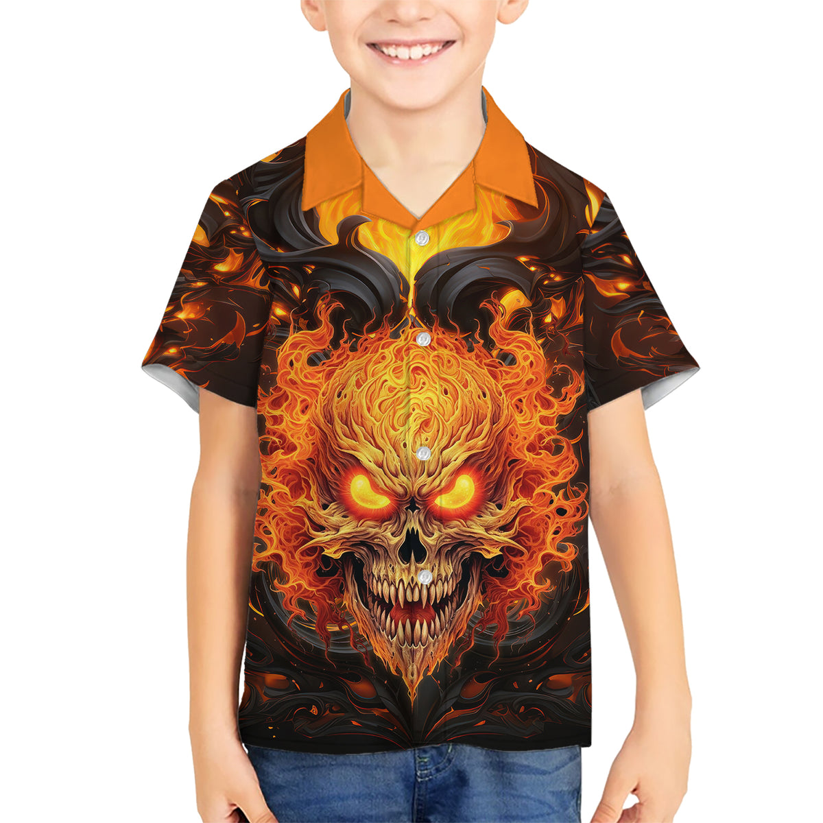Don't Make Me Mad Kid Hawaiian Shirt - Wonder Print Shop