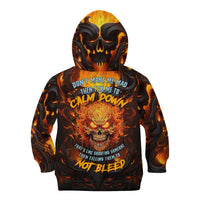 Don't Make Me Mad Kid Hoodie - Wonder Print Shop